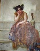 Juan Luna Figura femenina oil